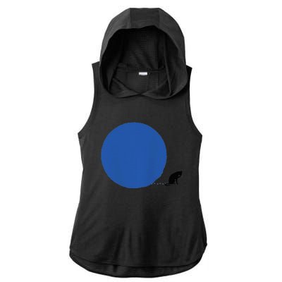 Blue Dot In A Red State Cat Vote Kamala Harris Walz Apparels Ladies PosiCharge Tri-Blend Wicking Draft Hoodie Tank