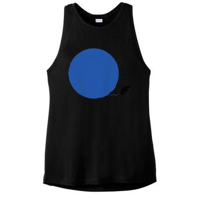 Blue Dot In A Red State Cat Vote Kamala Harris Walz Apparels Ladies PosiCharge Tri-Blend Wicking Tank