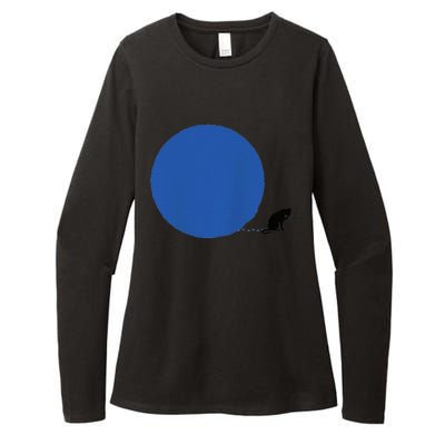 Blue Dot In A Red State Cat Vote Kamala Harris Walz Apparels Womens CVC Long Sleeve Shirt