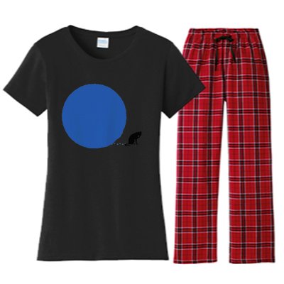 Blue Dot In A Red State Cat Vote Kamala Harris Walz Apparels Women's Flannel Pajama Set