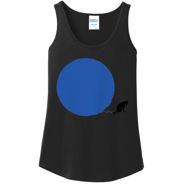 Blue Dot In A Red State Cat Vote Kamala Harris Walz Apparels Ladies Essential Tank