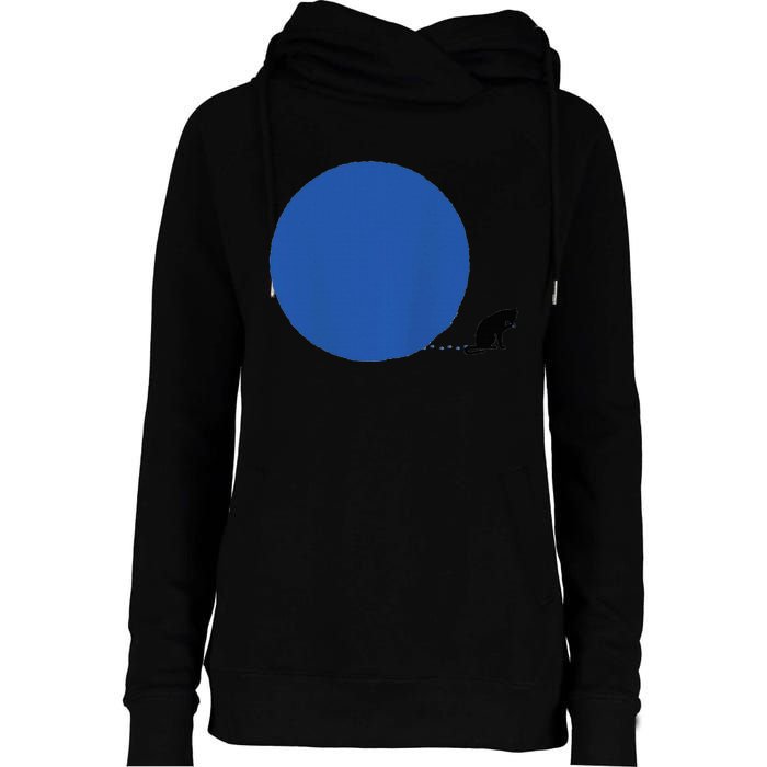 Blue Dot In A Red State Cat Vote Kamala Harris Walz Apparels Womens Funnel Neck Pullover Hood