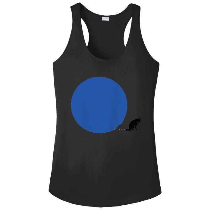 Blue Dot In A Red State Cat Vote Kamala Harris Walz Apparels Ladies PosiCharge Competitor Racerback Tank