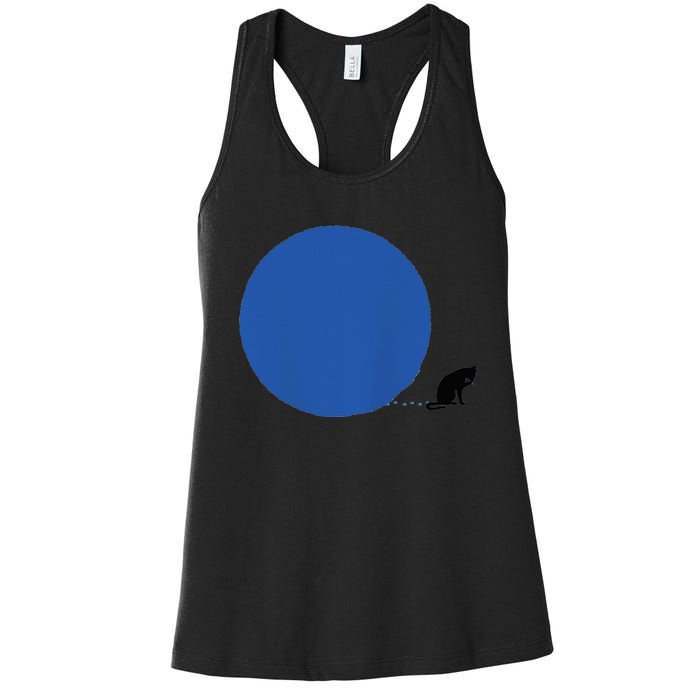 Blue Dot In A Red State Cat Vote Kamala Harris Walz Apparels Women's Racerback Tank