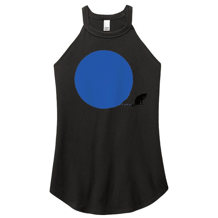 Blue Dot In A Red State Cat Vote Kamala Harris Walz Apparels Women's Perfect Tri Rocker Tank