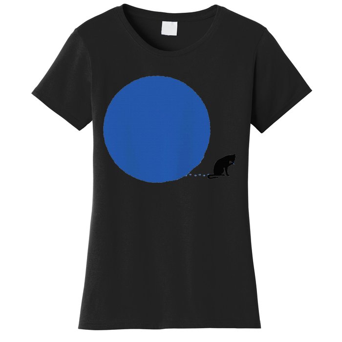 Blue Dot In A Red State Cat Vote Kamala Harris Walz Apparels Women's T-Shirt