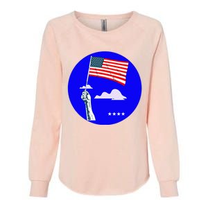 Blue Dot In A Red State Nebraska Vote Kamala Womens California Wash Sweatshirt