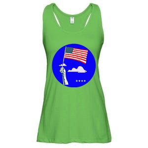 Blue Dot In A Red State Nebraska Vote Kamala Ladies Essential Flowy Tank