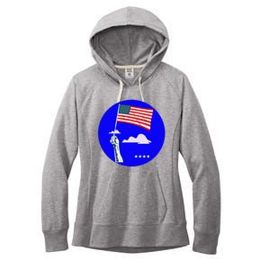 Blue Dot In A Red State Nebraska Vote Kamala Women's Fleece Hoodie