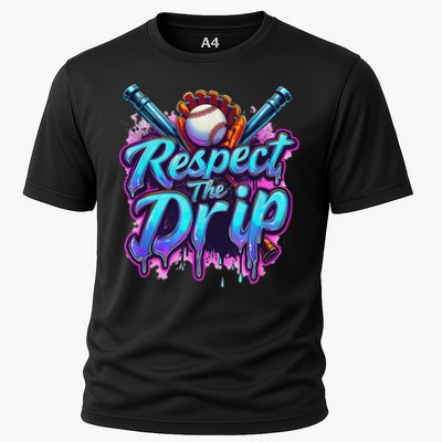 Baseball Drip Ice Cream Dripping Respect The Drip Performance Shirt