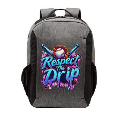 Baseball Drip Ice Cream Dripping Respect The Drip Vector Backpack