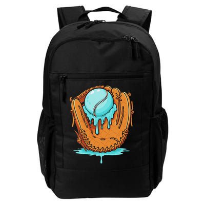 Baseball Drip Ice Cream Baseball Glove Dripping Backpack