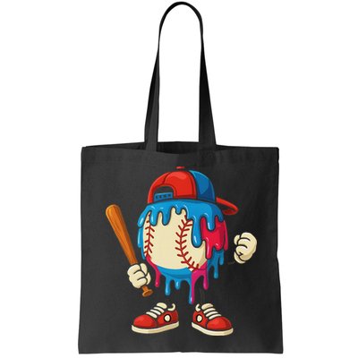 Baseball Drip Ice Cream Drip Sport Game Day Bag
