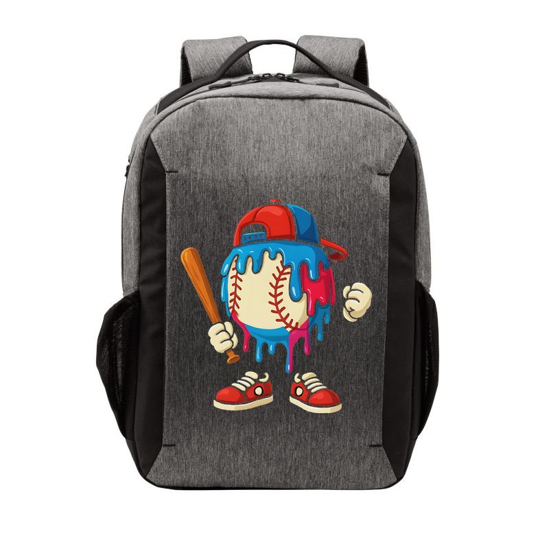 Baseball Drip Ice Cream Drip Sport Game Day Vector Backpack