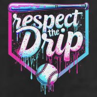 Baseball Drip Ice Cream Respect The Drip Players & Fans 7 Panel Mesh Trucker Snapback Hat
