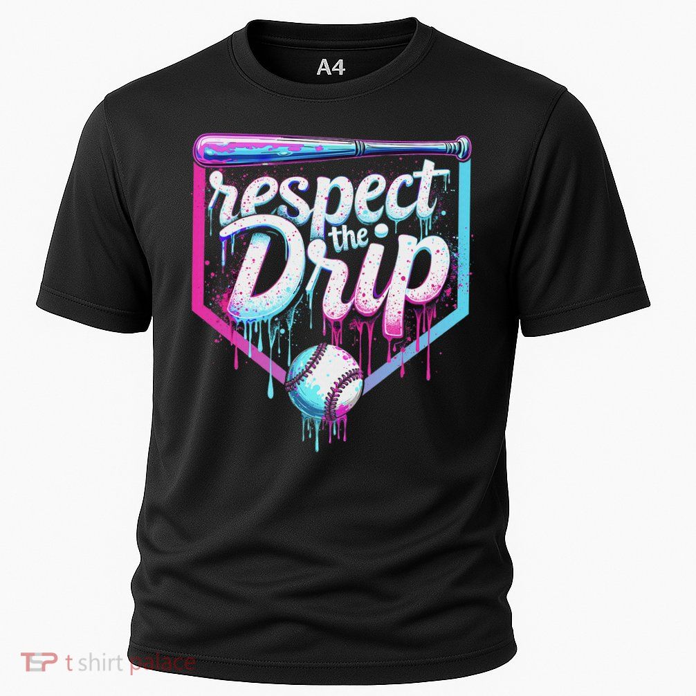 Baseball Drip Ice Cream Respect The Drip Players & Fans Performance Shirt