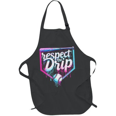 Baseball Drip Ice Cream Respect The Drip Players & Fans Apron