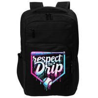 Baseball Drip Ice Cream Respect The Drip Players & Fans Impact Tech Backpack