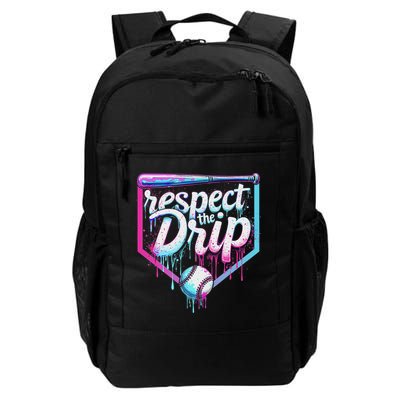 Baseball Drip Ice Cream Respect The Drip Players & Fans Backpack