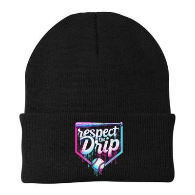 Baseball Drip Ice Cream Respect The Drip Players & Fans Beanie