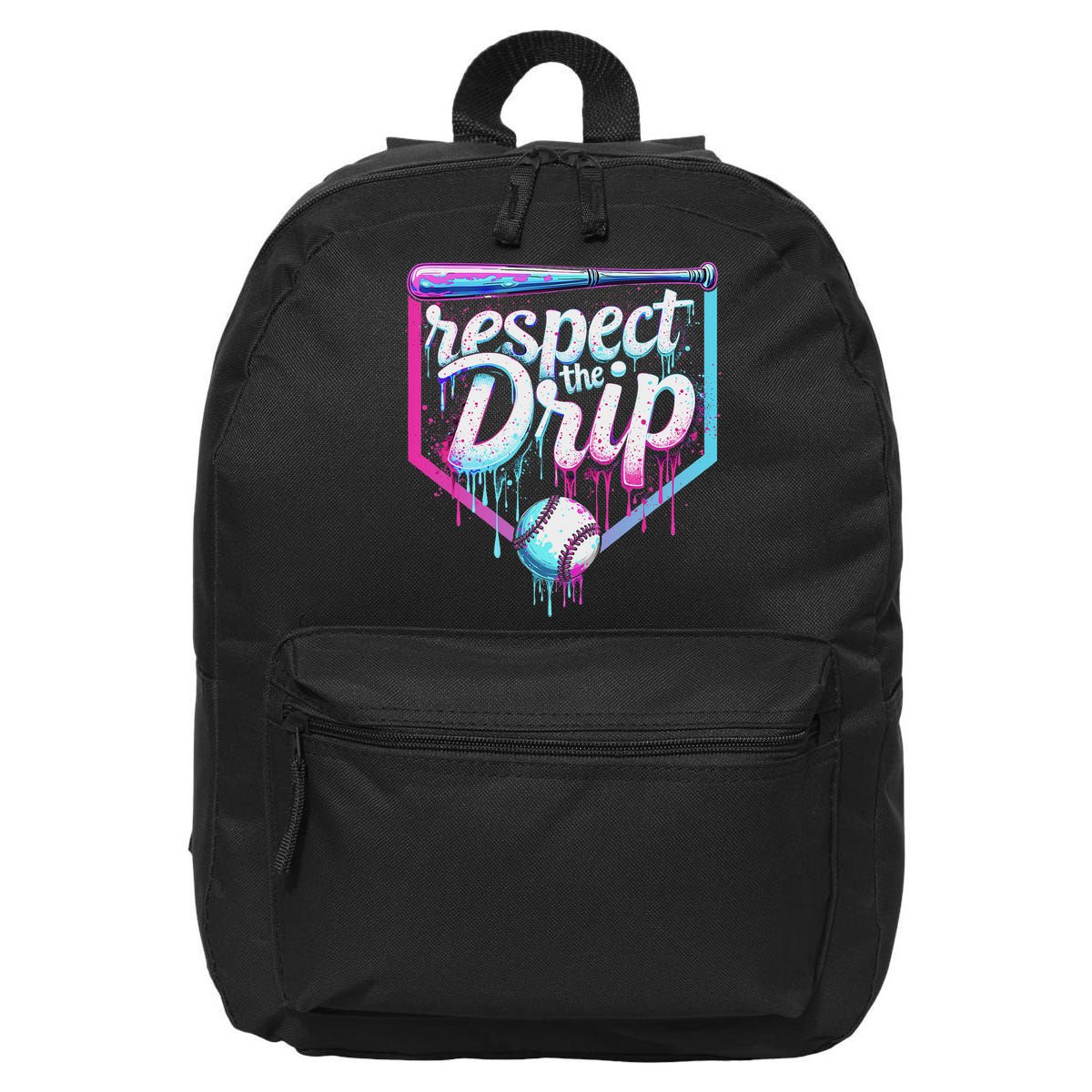 Baseball Drip Ice Cream Respect The Drip Players & Fans 16 in Basic Backpack