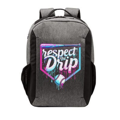 Baseball Drip Ice Cream Respect The Drip Players & Fans Vector Backpack
