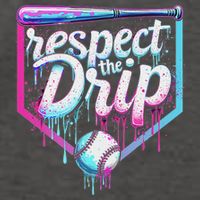 Baseball Drip Ice Cream Respect The Drip Players & Fans Vector Backpack