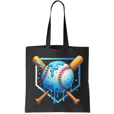 Baseball Dripping Ice Cream Drip Baseball Bag