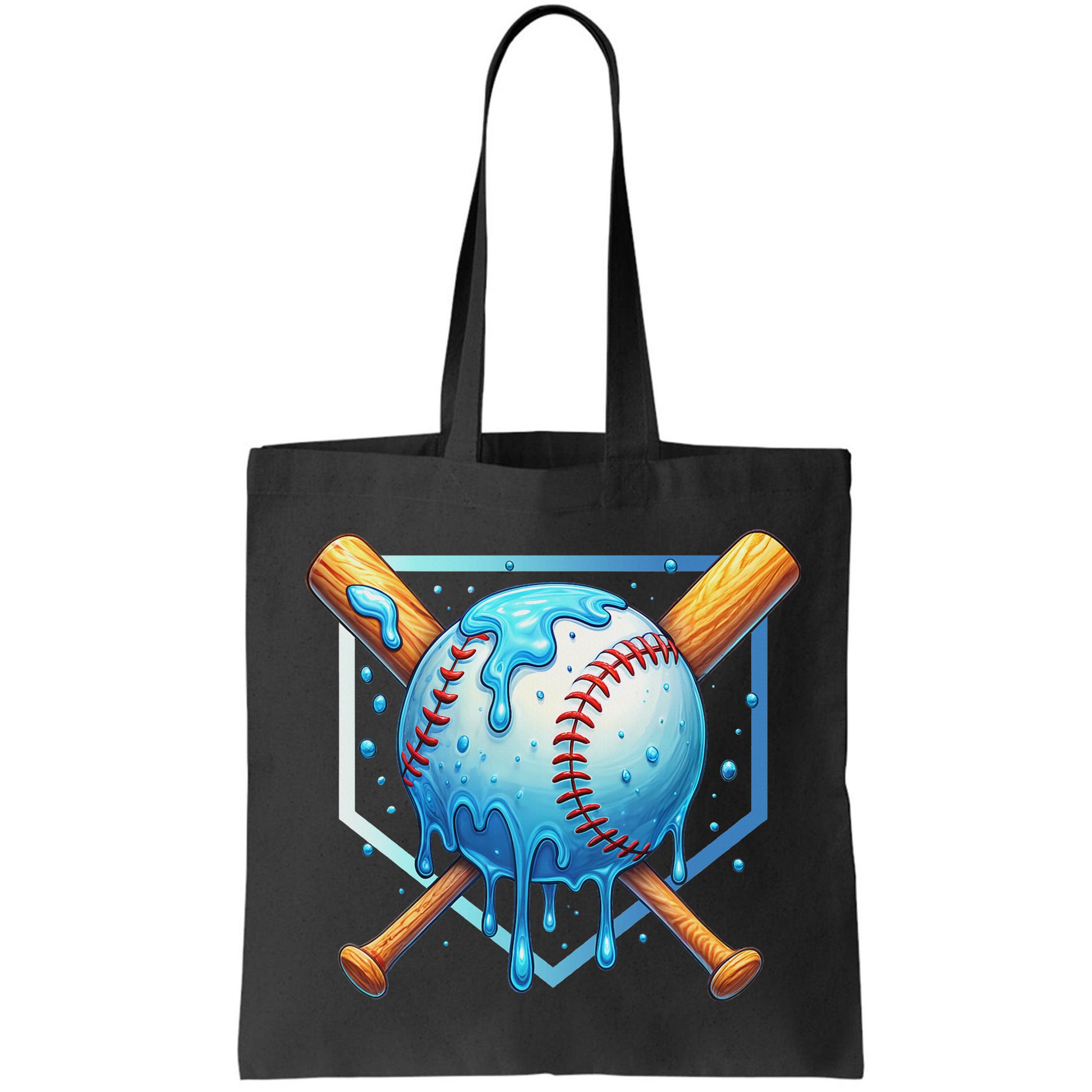 Baseball Dripping Ice Cream Drip Baseball Bag
