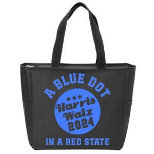 Blue Dot In A Red State Arkansas Zip Tote Bag