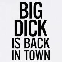 Big Dick Is Back In Town Funny Humor Sarcasm Adult Drive Performance Visor