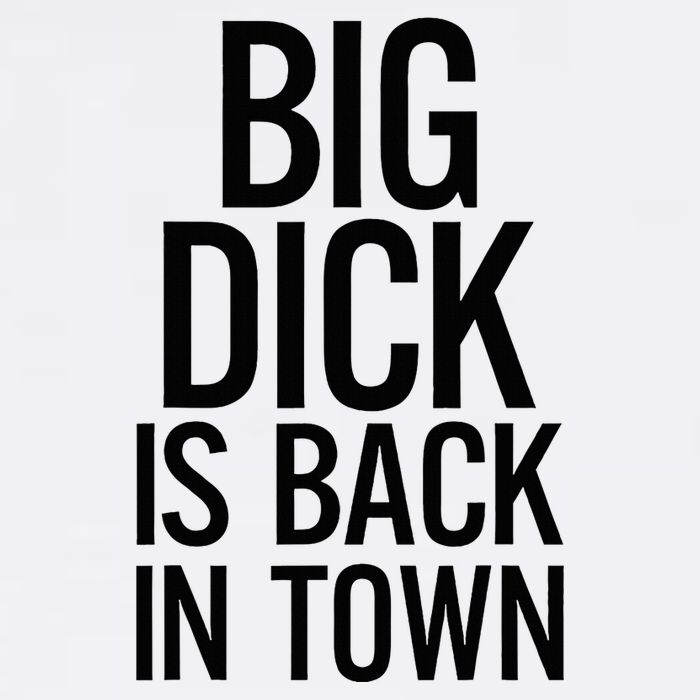 Big Dick Is Back In Town Funny Humor Sarcasm Adult Drive Performance Visor