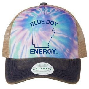 Blue Dot In A Red State Arkansas Vote Kamala Harris Walz 24 Legacy Tie Dye Trucker Hat