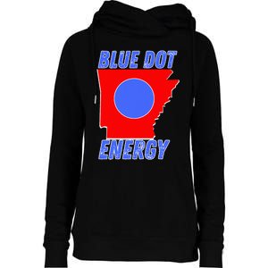 Blue Dot In A Red State Nebraska Vote Kamala Harris Walz Womens Funnel Neck Pullover Hood