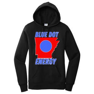 Blue Dot In A Red State Nebraska Vote Kamala Harris Walz Women's Pullover Hoodie