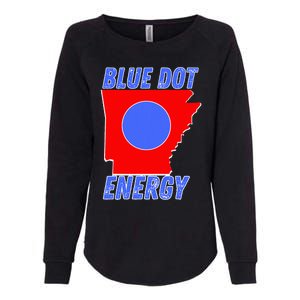 Blue Dot In A Red State Nebraska Vote Kamala Harris Walz Womens California Wash Sweatshirt