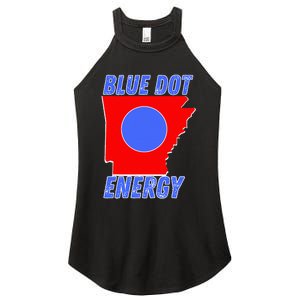 Blue Dot In A Red State Nebraska Vote Kamala Harris Walz Women's Perfect Tri Rocker Tank