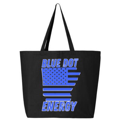 Blue Dot In A Red State Nebraska 25L Jumbo Tote