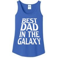 Best Dad In The Galaxy Daddy Cool Parent Retro Father Old Gift Ladies Essential Tank