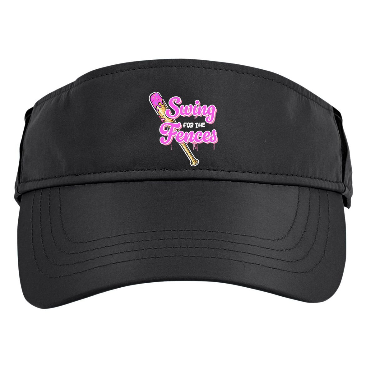 Baseball Drip Ice Cream Drip Swing For The Fences Adult Drive Performance Visor