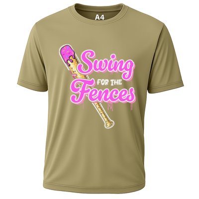 Baseball Drip Ice Cream Drip Swing For The Fences Performance Shirt