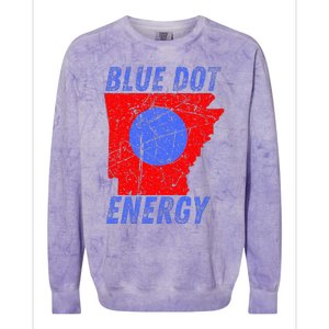 Blue Dot In A Red State Nebraska Vote Kamala Colorblast Crewneck Sweatshirt