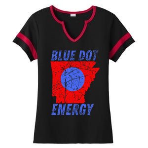 Blue Dot In A Red State Nebraska Vote Kamala Ladies Halftime Notch Neck Tee