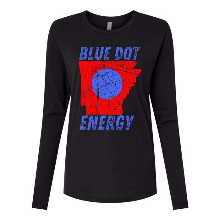 Blue Dot In A Red State Nebraska Vote Kamala Womens Cotton Relaxed Long Sleeve T-Shirt