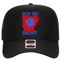 Blue Dot In A Red State Nebraska Vote Kamala High Crown Mesh Back Trucker Hat