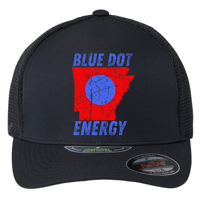 Blue Dot In A Red State Nebraska Vote Kamala Flexfit Unipanel Trucker Cap