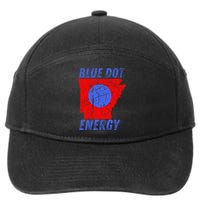 Blue Dot In A Red State Nebraska Vote Kamala 7-Panel Snapback Hat