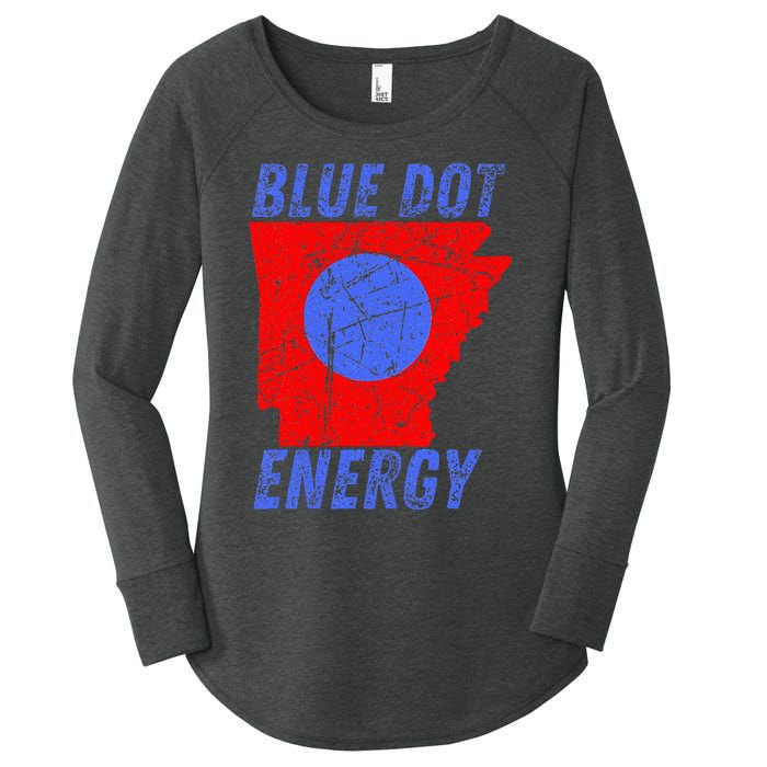 Blue Dot In A Red State Nebraska Vote Kamala Women's Perfect Tri Tunic Long Sleeve Shirt