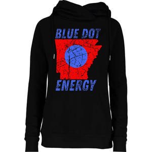 Blue Dot In A Red State Nebraska Vote Kamala Womens Funnel Neck Pullover Hood