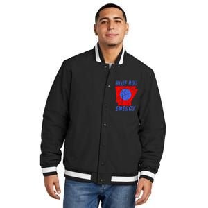 Blue Dot In A Red State Nebraska Vote Kamala Insulated Varsity Jacket